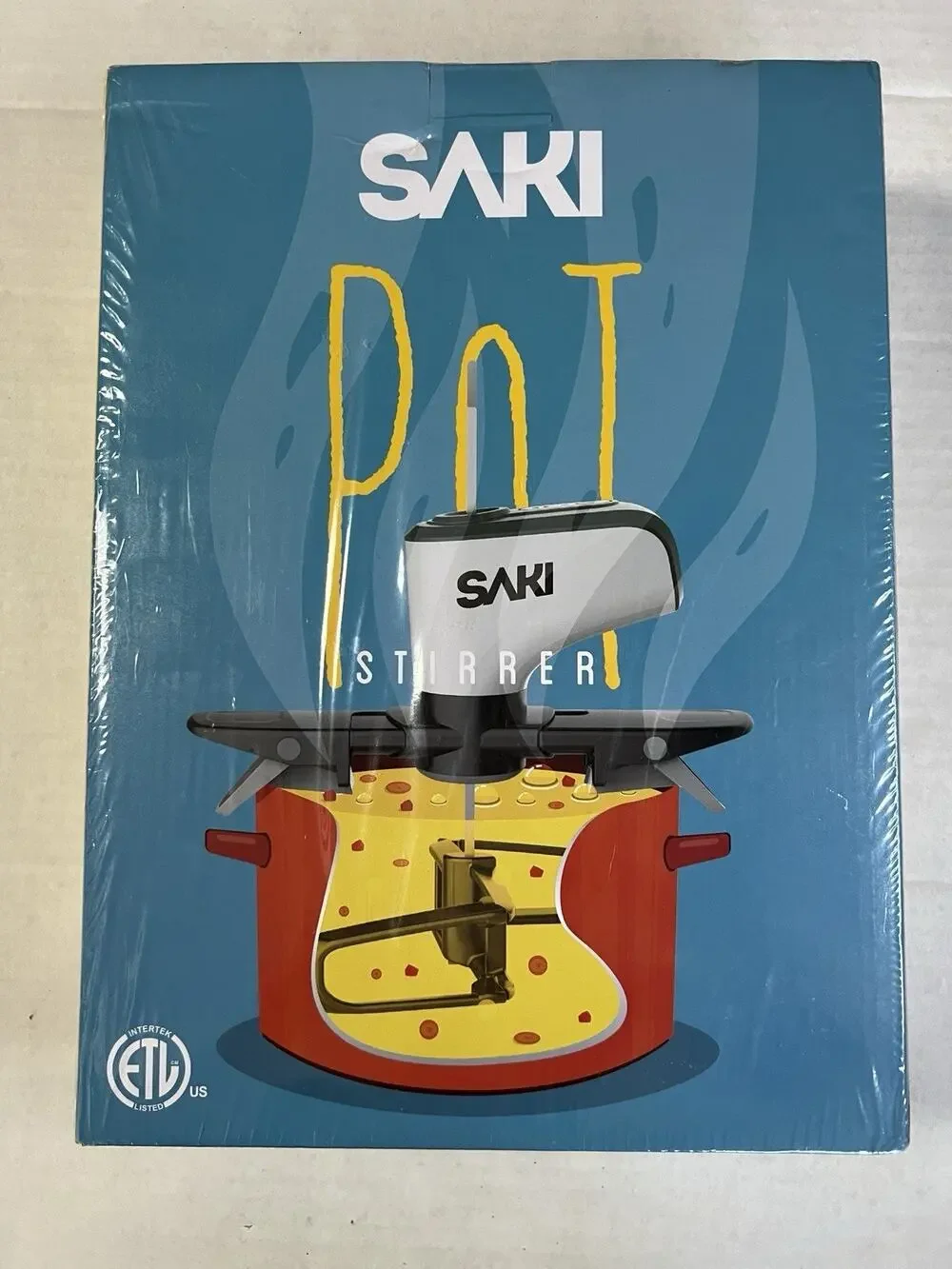 SAKI Automatic Pot Stirrer Cordless Rechargeable BPA Free Jam Sauce Stew NEW